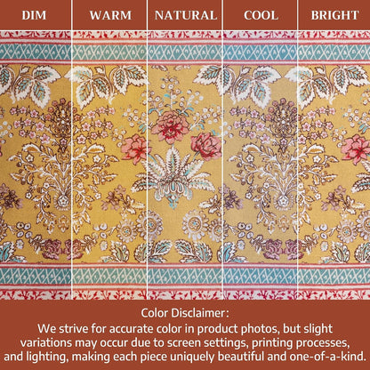 Placemats Set of 4 Reusable 100% Cotton (13"X19")6