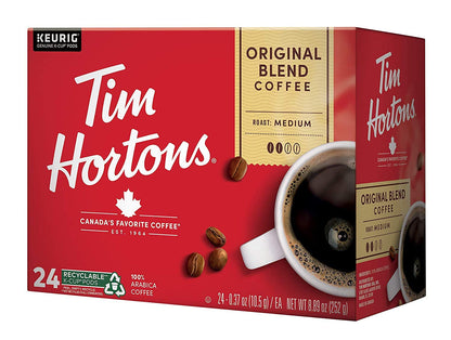 Original Blend, Medium Roast Coffee, Single-Serve K-Cup Pods Compatible with Keurig Brewers, 24 Count(Pack of 1)(Packaging May Vary)1