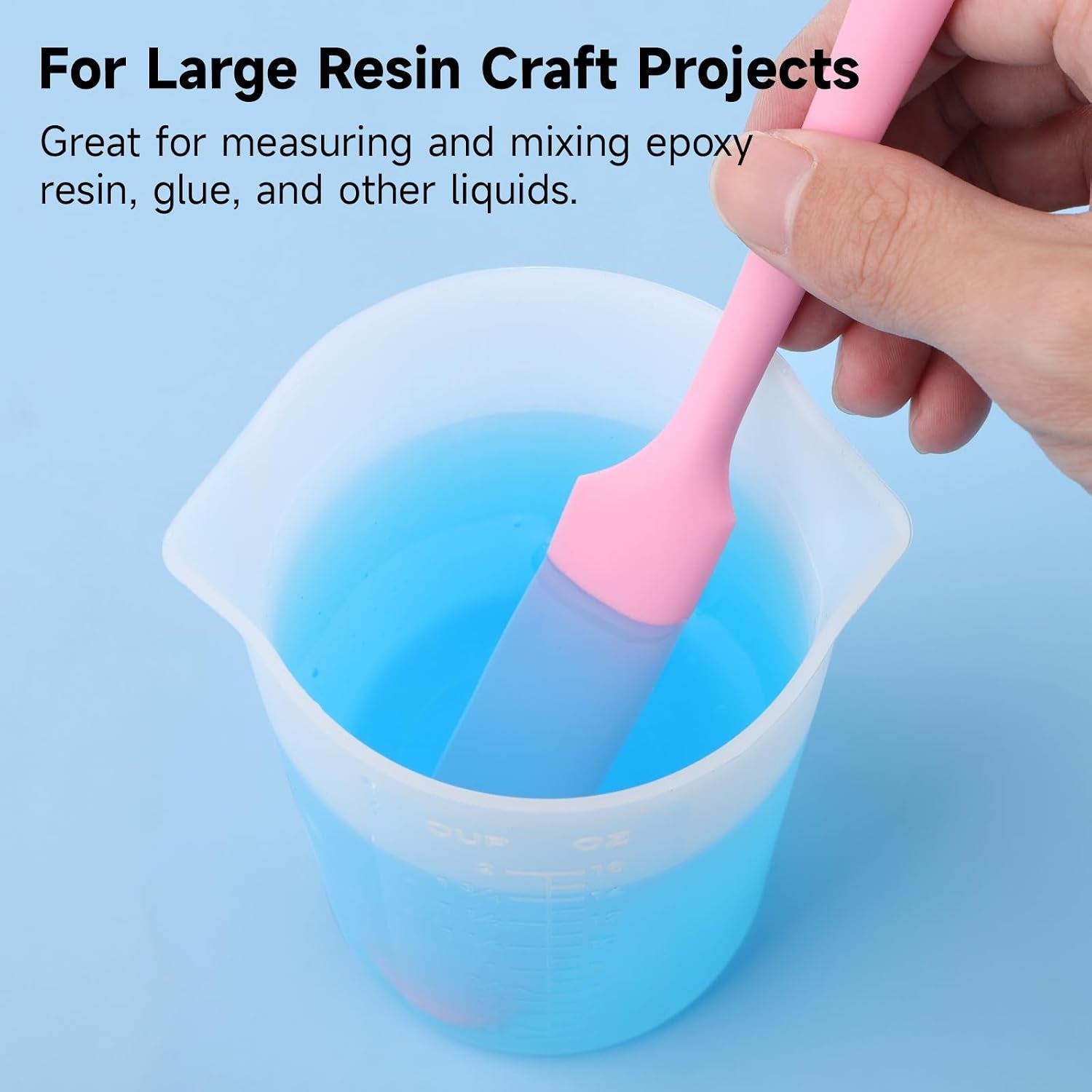 450ml-large-silicone-measuring-cups-15oz-reusable-squeeze-and-pour-resin-cups-for-epoxy-casting-molds-slime-craft-art-projects-cup-making-waxing-2-packs