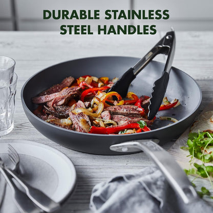 Paris Pro Hard Anodized Healthy Ceramic Nonstick, 10" Frying Pan Skillet, Pfas-Free, Dishwasher Safe, Grey4