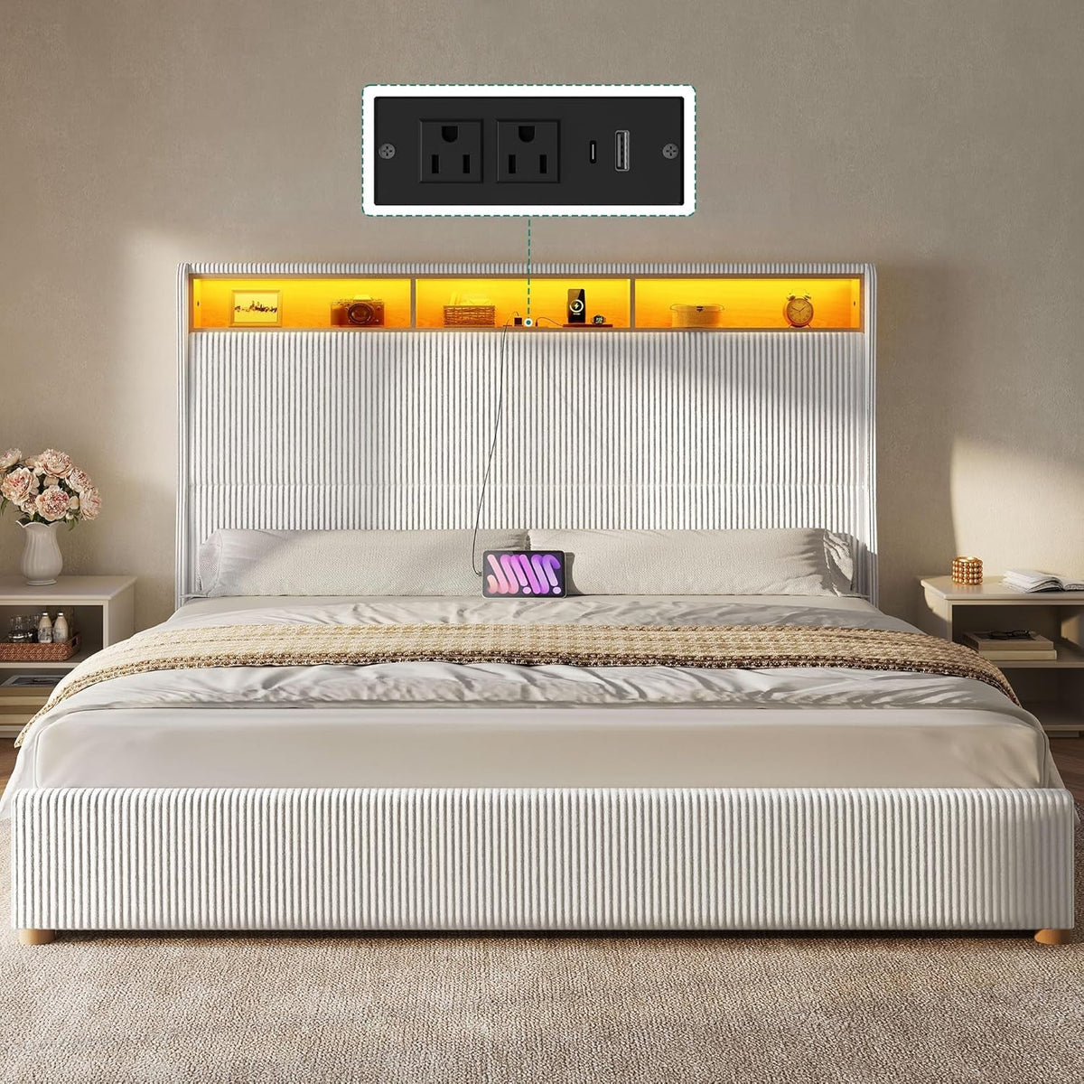 king-size-bed-frame-with-charging-station-and-rgb-led-lights