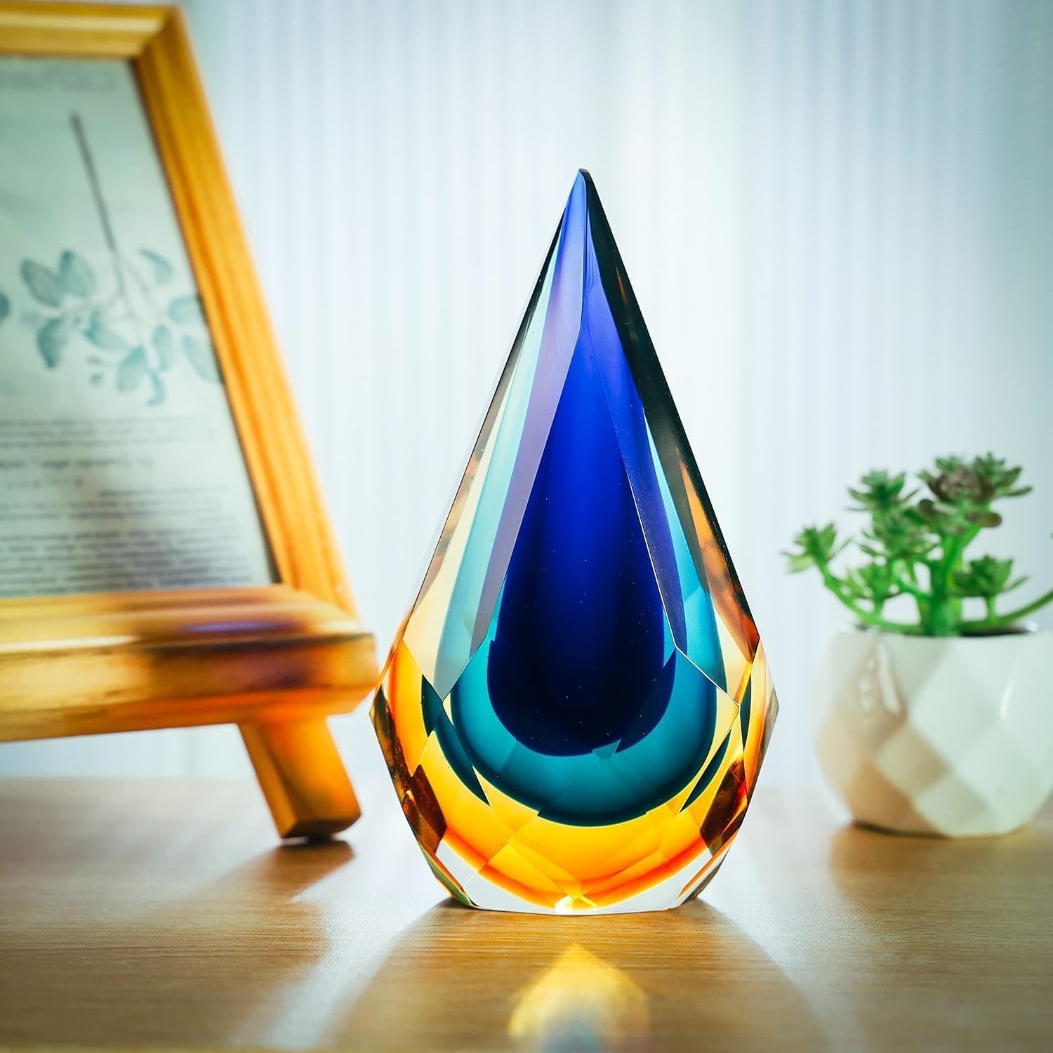 hand-blown-glass-sculpture-glass-decor-murano-style-glass-statue-and-figurine-wonderful-gift-blue-and-green-color