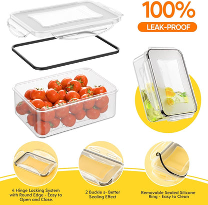 52 PCS Food Storage Containers with Lids Airtight (26 Lids & 26 Containers)3
