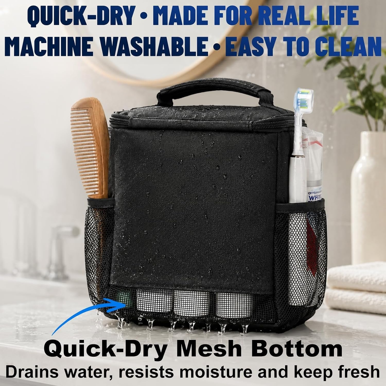 dorm-room-essentials-for-guys-girls-quick-dry-mesh-shower-caddy-portable