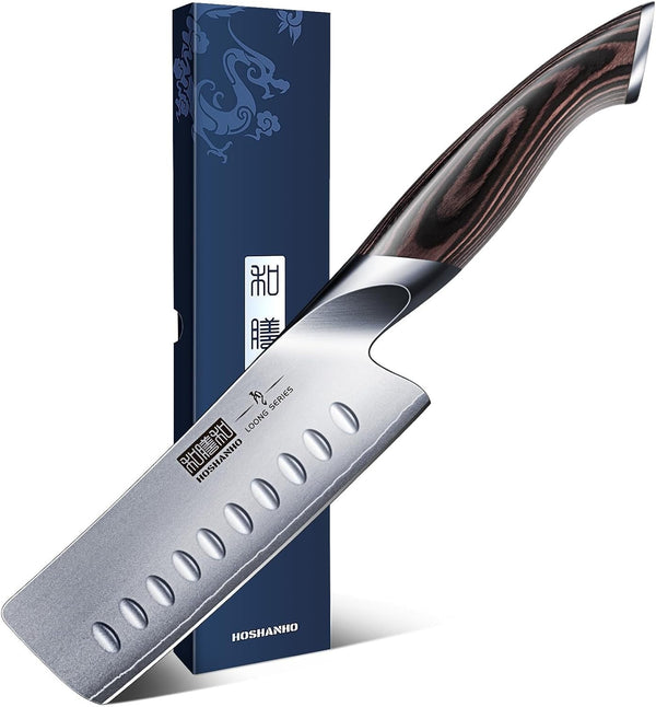 5.5 Inch Nakiri Knife, Ultra Sharp Japanese Kitchen Chef Knife1