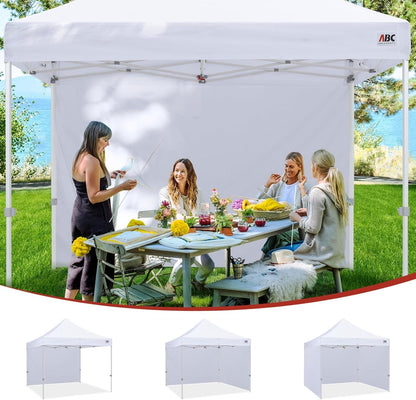 Instant Canopy Sunwall 10X10 FT No Frame or Top, White5
