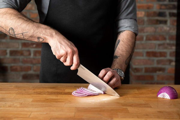 8-Inch Chef Knife – High-Carbon German 1.4116 Steel Kitchen Knife – Professional Cutlery for Precise Slicing and Chopping5