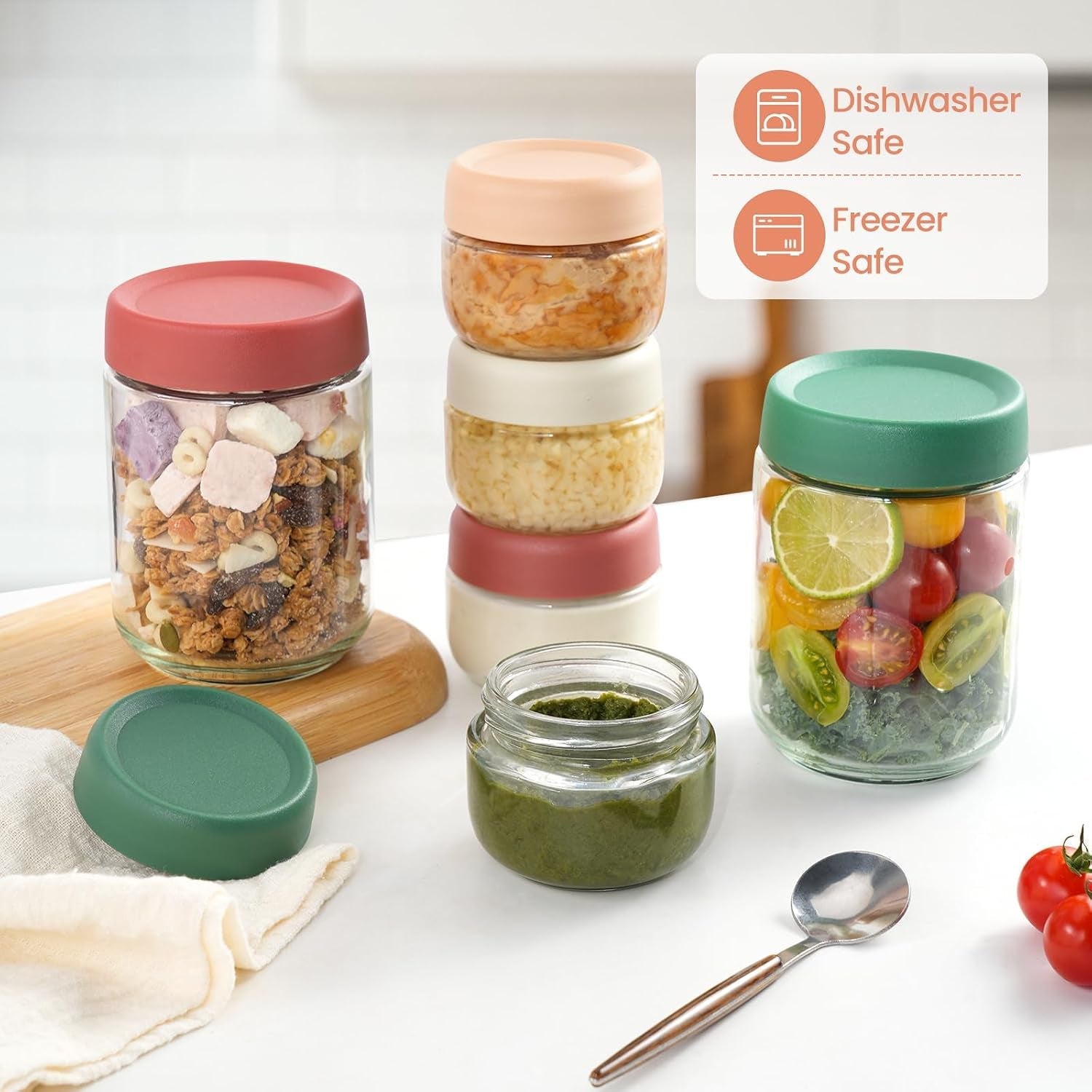 12pack-overnight-oats-containers-with-lids-16oz-8oz-4oz-glass-jars-with-airtight-lids-wide-mouth-mason-salad-jars-glass-food-storage-containers-for-yogurt-chia-pudding-snacks-cereal-spices