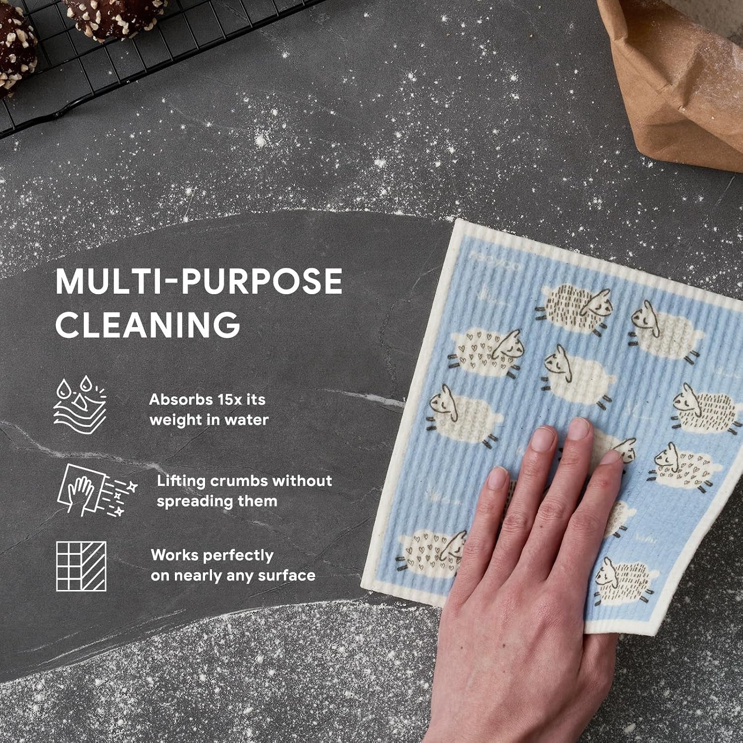 swedish-dishcloths-for-kitchen-6-pack-farmhouse-friends-washable-dish-rags-cellulose-reusable-cleaning-paper-towels-absorbent-counter-dish-cloth-sponge-kitchen-wipes-8-l-x-7-w