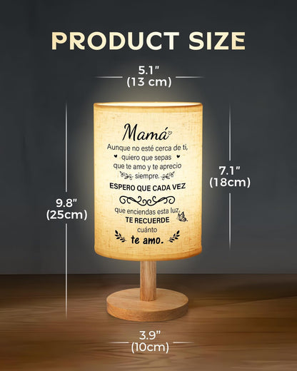 Mama Gifts, Table Lamp Gifts for Mom in Spanish from Daughter Son2
