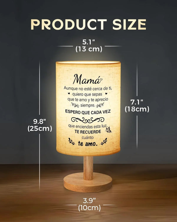 Mama Gifts, Table Lamp Gifts for Mom in Spanish from Daughter Son2