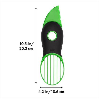 OXO Good Grips 3-In-1 Avocado Slicer - Green2