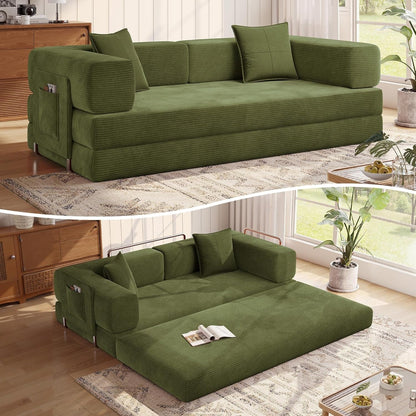 78.8'' Futon Sofa Bed, Boneless Couches for Living Room1