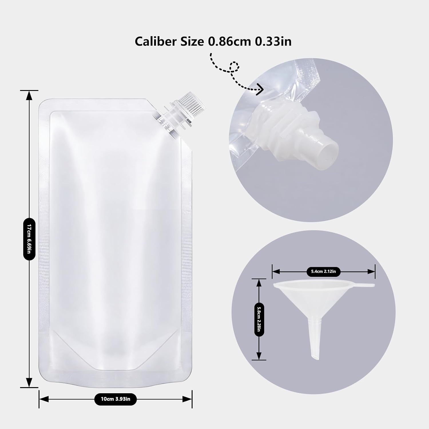 plastic-flasks-40-pcs-leak-proof-reusable-flexible-juice-bags-bpa-free-for-travel-outdoor-sports-concerts-events-8oz-40pcs-3-funnels