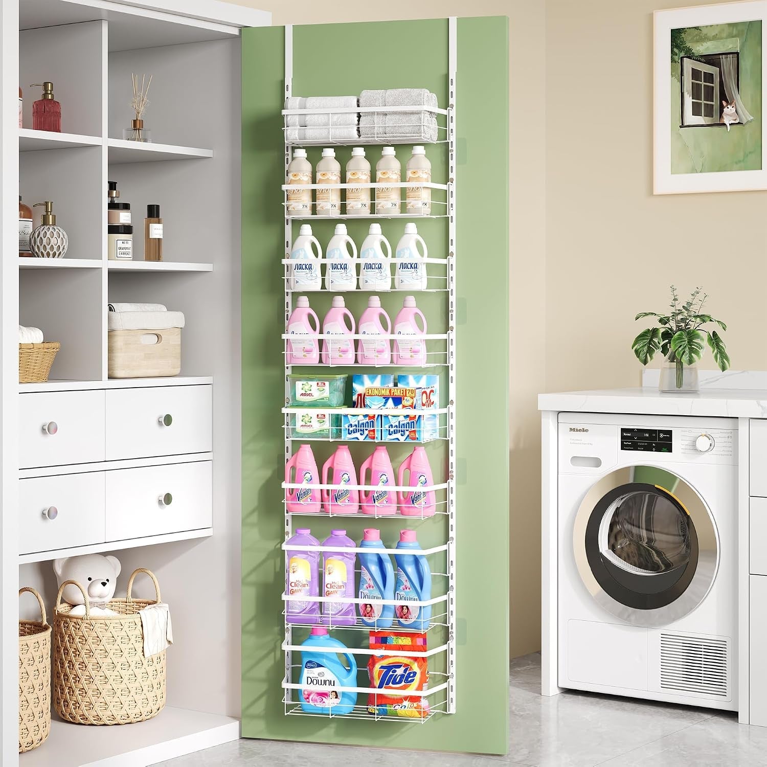 over-the-door-pantry-organizer-8-tier-adjustable-heavy-duty-metal-hanging-storage-rack-wall-mount-spice-shelf-for-kitchen-bathroom-laundry-organization