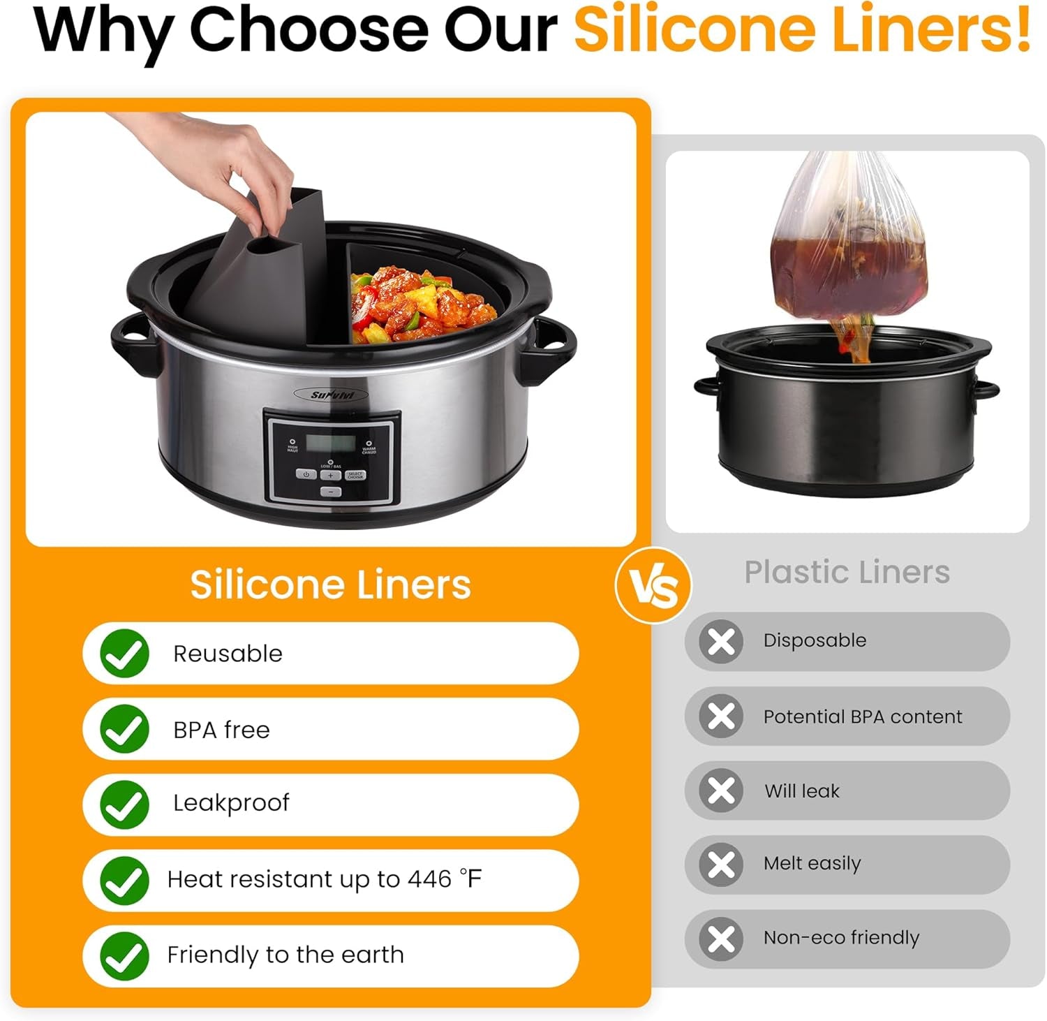 2-in-1-silicone-slow-cooker-liners-fit-for-crock-pots-6-quart-reusable-crock-pot-divider-insert-bpa-free-cooking-accessories-for-crockpots-grey