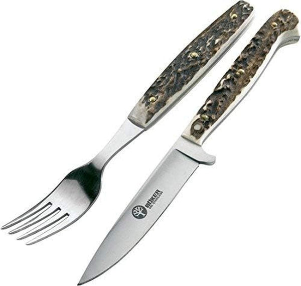 Boker 03BA501HH Fork & Knife 2-Piece Set, Steel3