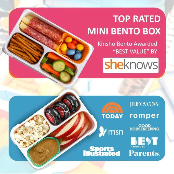 Small Snack Box Containers Kids Toddlers, Pink & Purple Glitter Set2