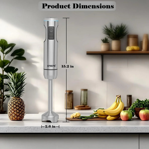 Handheld Immersion Blender 11-Speed, 1000W Immersion Blender with Anti-Splash Design, Stainless Steel Blade for Blending Soup, Smoothies, Mayonnaise,Making Food Is More Convenient7