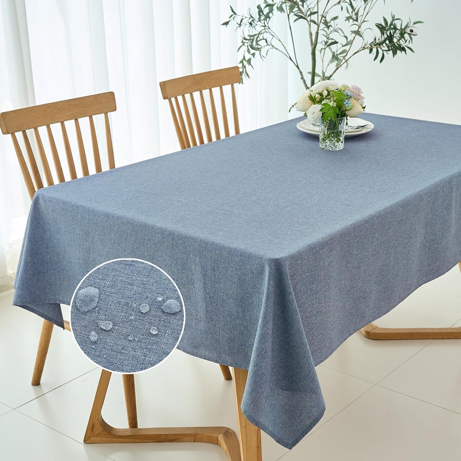 linen-texture-tablecloth-water-resistant-antiwrinkle-spillproof-wipeable-washable-soft-fabric-table-cloth-for-dining-room-buffet-banquet-party-holiday-rectangular-60-x-108-inch-demin-blue