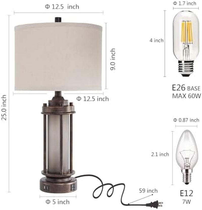 new-same-matching-floor-lamp-65-floor-lamp-25-table-lamp-farmhouse-nightstand-lamp-with-frosted-glass-nightlight-linen-fabric-shade-for-living-room-bedroom-entryway-office-bulb-included