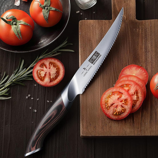 5 Inch Tomato Knife, Ultra Sharp Japanese Tomato Slicer Knife7