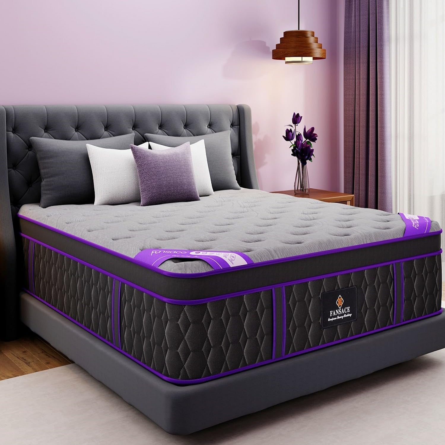 luxury-hotel-16-inch-firm-king-size-hybrid-mattress-in-a-box