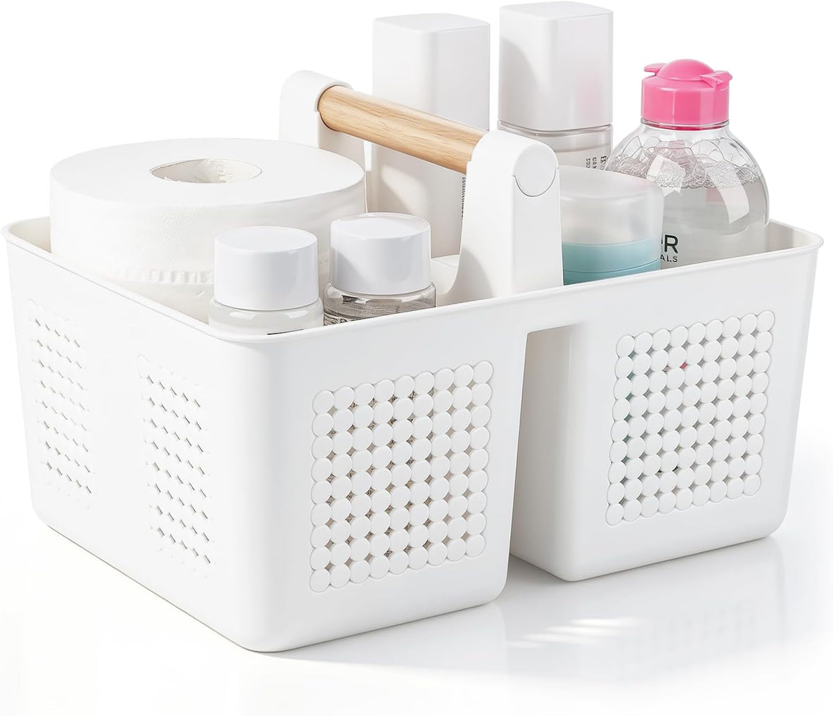 portable-shower-caddy-basket-plastic-caddy-organizer-small-white