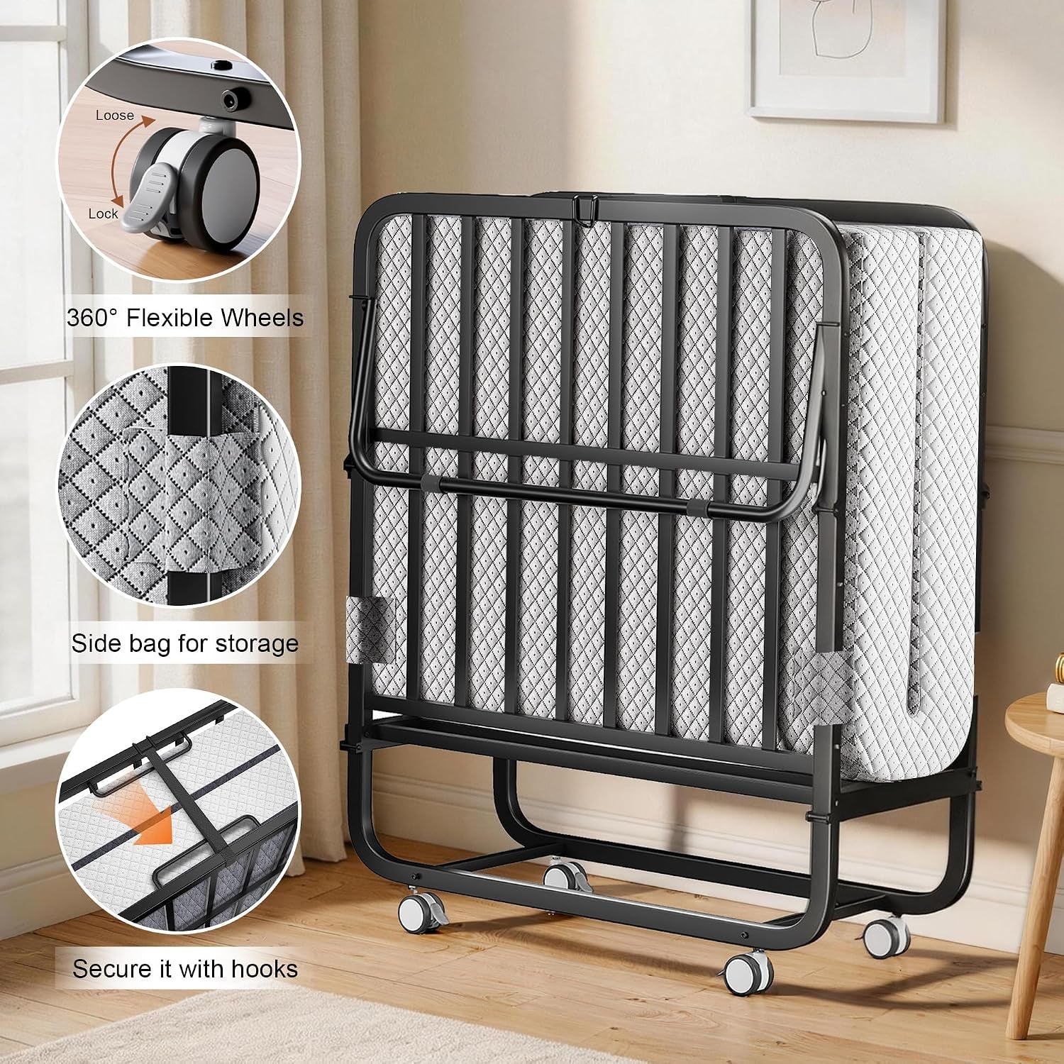 folding-bed-with-memory-foam-mattress-portable-rollaway-guest-beds-on-wheels-75x38-twin-size-space-saving-cot-size-bed-for-adults-with-easy-assembly-metal-frame-grey