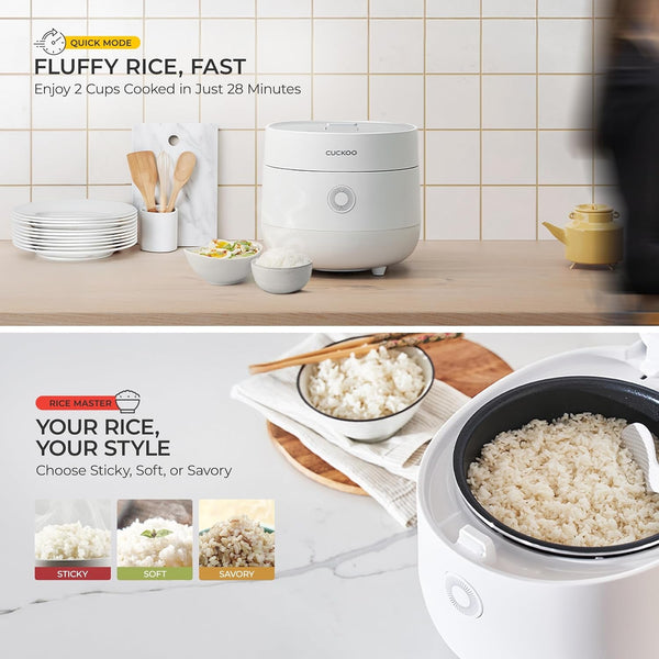 CUCKOO Micom Fuzzy Logic Rice Cooker, 12-Cup Cooked, White, CR-0675FW | 6-Cup Uncooked Capacity, Nonstick Inner Pot, 10 Cooking Modes, Quick White Rice in 28-36 Minutes, Auto Clean6