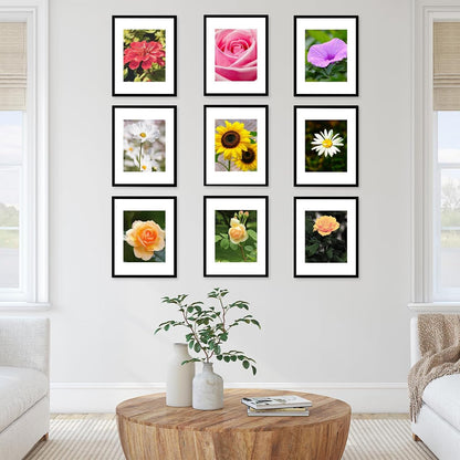 12 Packs 11X14 Picture Frames, Display 8X10 with Mat or 11X14 without Mat, Black Gallery Wall Frame Set, 11 by 14 Frames Bulk Set of 12 Collage Wall Decor Photo Frames Set for Wall, Black6