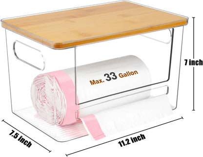 Trash Bag Dispenser 2 Pack - under Sink Organizer, Plastic Bag Holder8