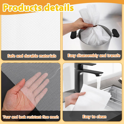 Rice Net 47" X 39" Sushi Cooking Net Mesh, Rice Steamer Cloth Nylon Cooking Napkin Non-Stick Rice Cooker Steam Reusable Cooking Steam Cloth Rice Net Napkin Bamboo Steamer Mat Cloth4