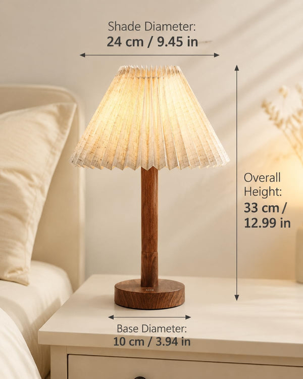 Touch Dimmable Bedside Light, Portable Rechargeable Table Lamp6