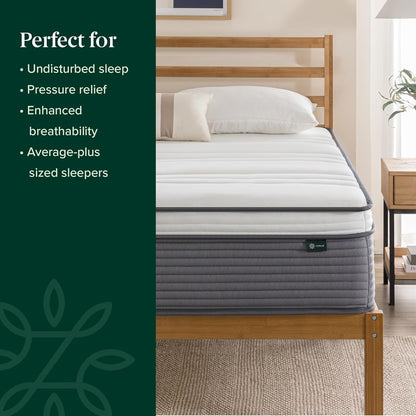 14 Inch Support plus Pocket Spring Hybrid Mattress, Full, Strong Coils for Durable Support, Pocket Innersprings for Motion Isolation, Mattress in a Box4