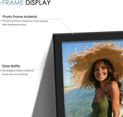 15 Pack Mixed Size Gallery Collage Frame Black4