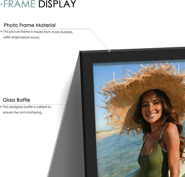 15 Pack Mixed Size Gallery Collage Frame Black4