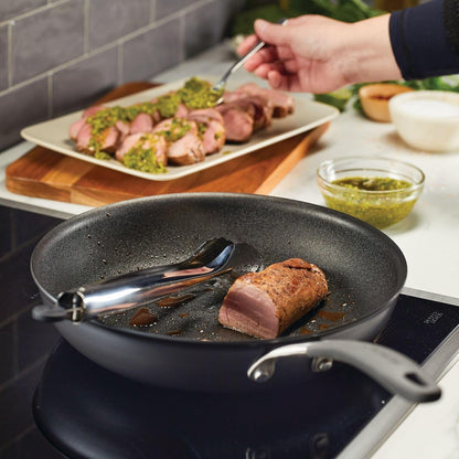 A1 Series with Scratchdefense Technology Nonstick Induction Frying Pan/Skillet, 12 Inch, Graphite3