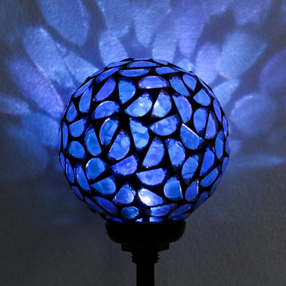 Solar Outdoor Decorative Light, Mosaic Stake for Yard Decor, 3.5"7