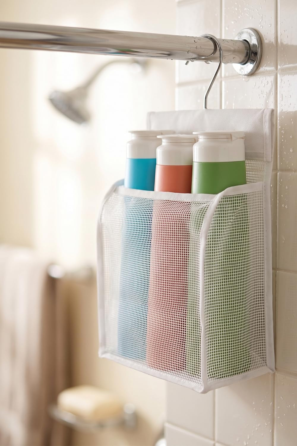 hanging-mesh-shower-caddy-organizer-bathroom-storage-bag-with-hooks-for-college-dorm-gym-swimming-rv-and-travel-white