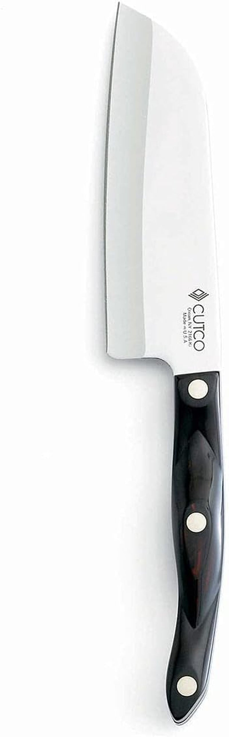 model-2166-petite-santoku-knife-5-6-high-carbon-stainless-straight-edge-blade-5-1-classic-brown-handle-sometimes-called-black-in-factory-sealed-plastic-bag