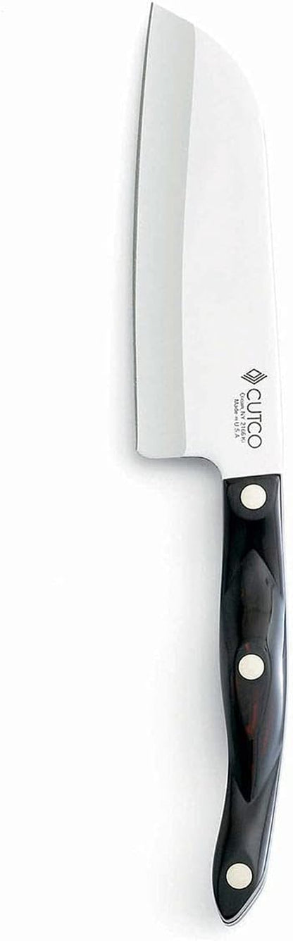Model 2166 Petite Santoku Knife 5.6" High Carbon Stainless Straight Edge Blade 5.1" Classic Brown Handle (Sometimes Called "Black") in Factory-Sealed Plastic Bag.1