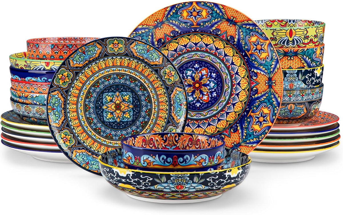 24-piece-dinnerware-sets-plates-bowls-sets-service-for-6-bohemian-porcelain-dishes-set-for-6-kitchen-dinner-set-microwave-dishwasher-safe-scratch-resistant-series-krvi