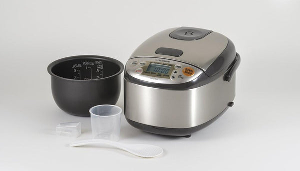 Zojirushi NS-LHC05 Micom Rice Cooker & Warmer, Stainless Dark Brown, 3 Cups Uncooked3