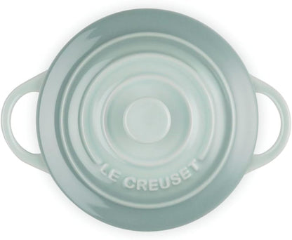 Le Creuset Stoneware Mini round Cocotte, 8 Oz., Sea Salt2