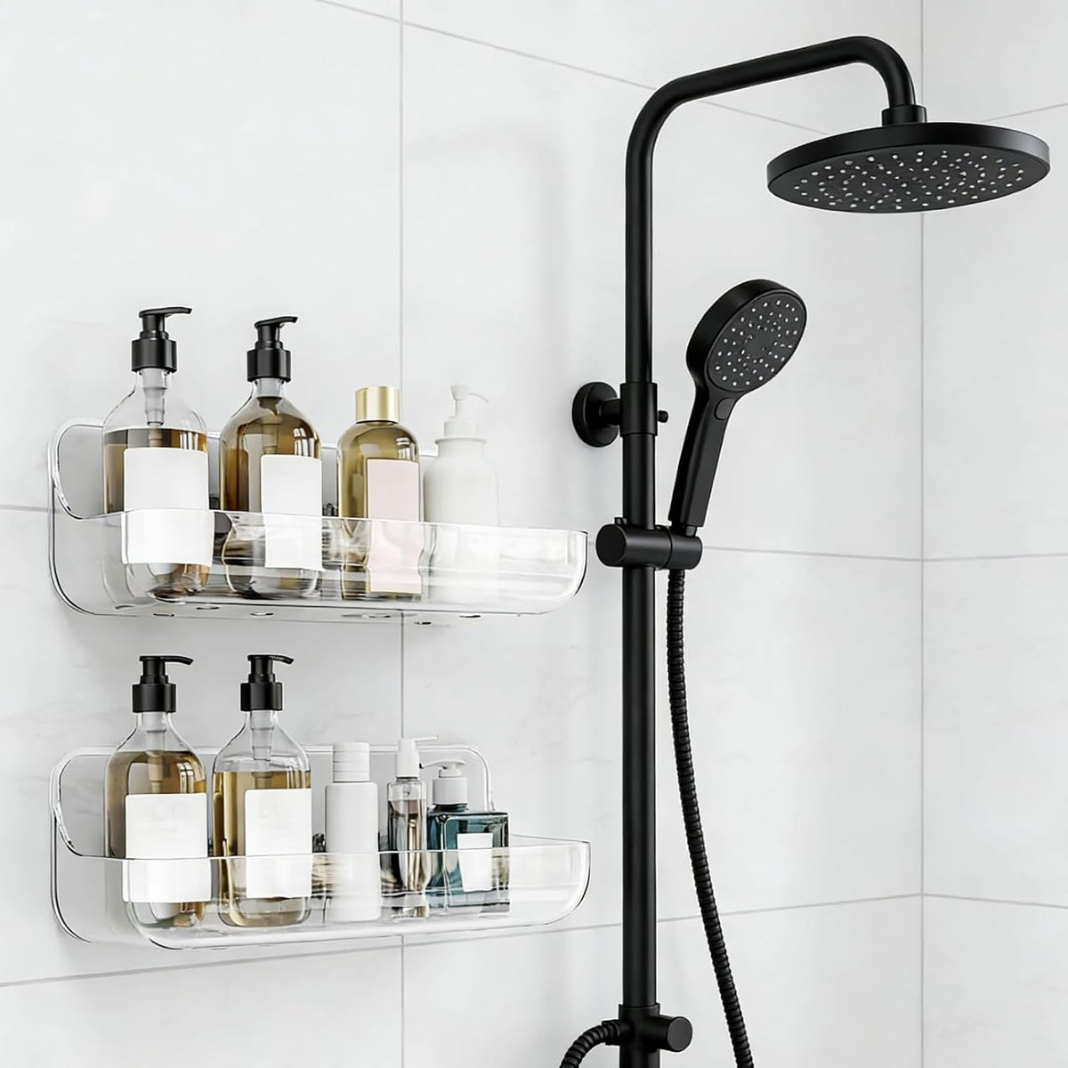 2-pcs-acrylic-wall-mounted-transparent-shelf-no-drilling-required