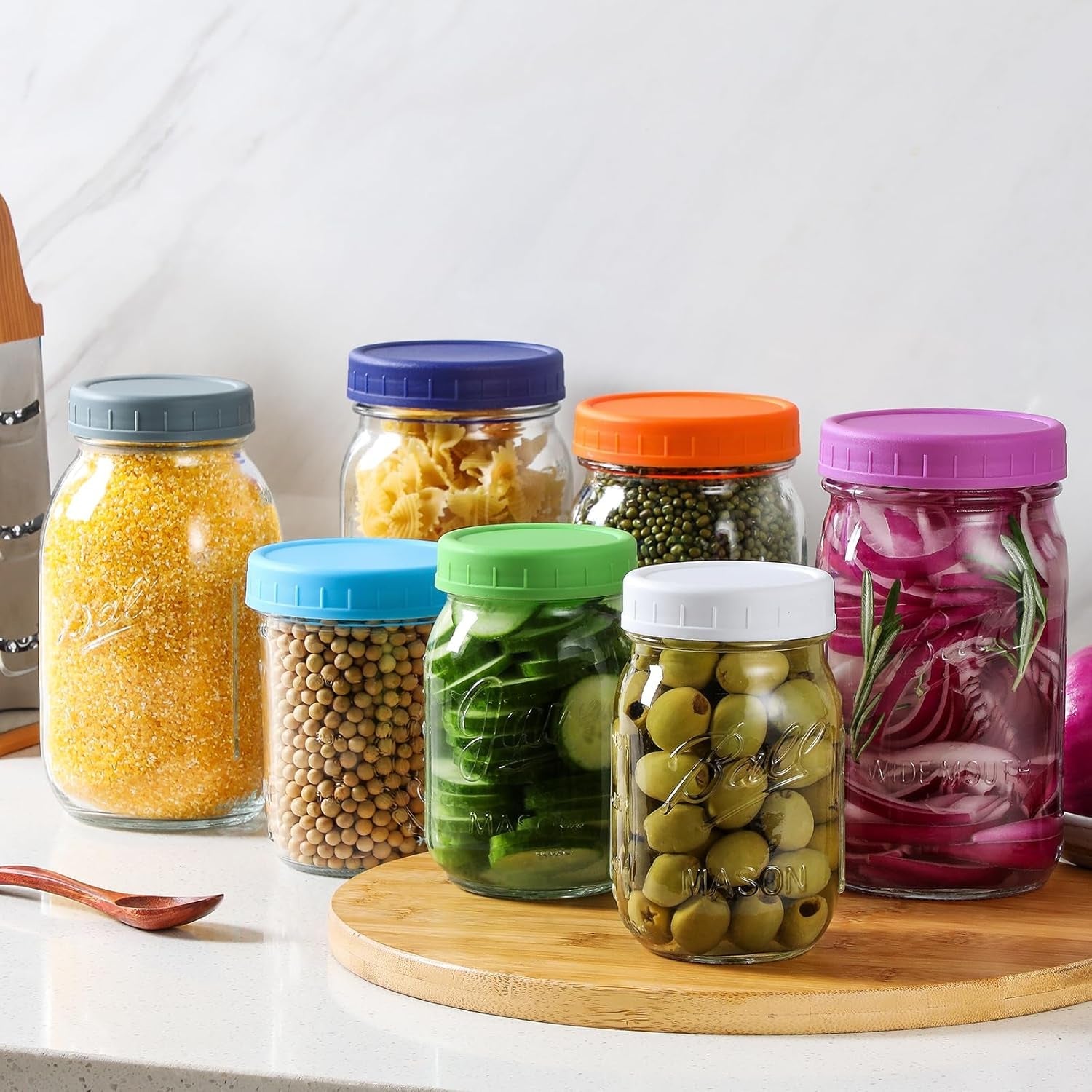 10-wide-mouth-10-regular-mouth-mason-jar-lids-20-pack-food-grade-plastic-mason-jar-caps-for-ball-kerr-and-more-canning-jars-leakproof-dishwasher-safe-multicolor