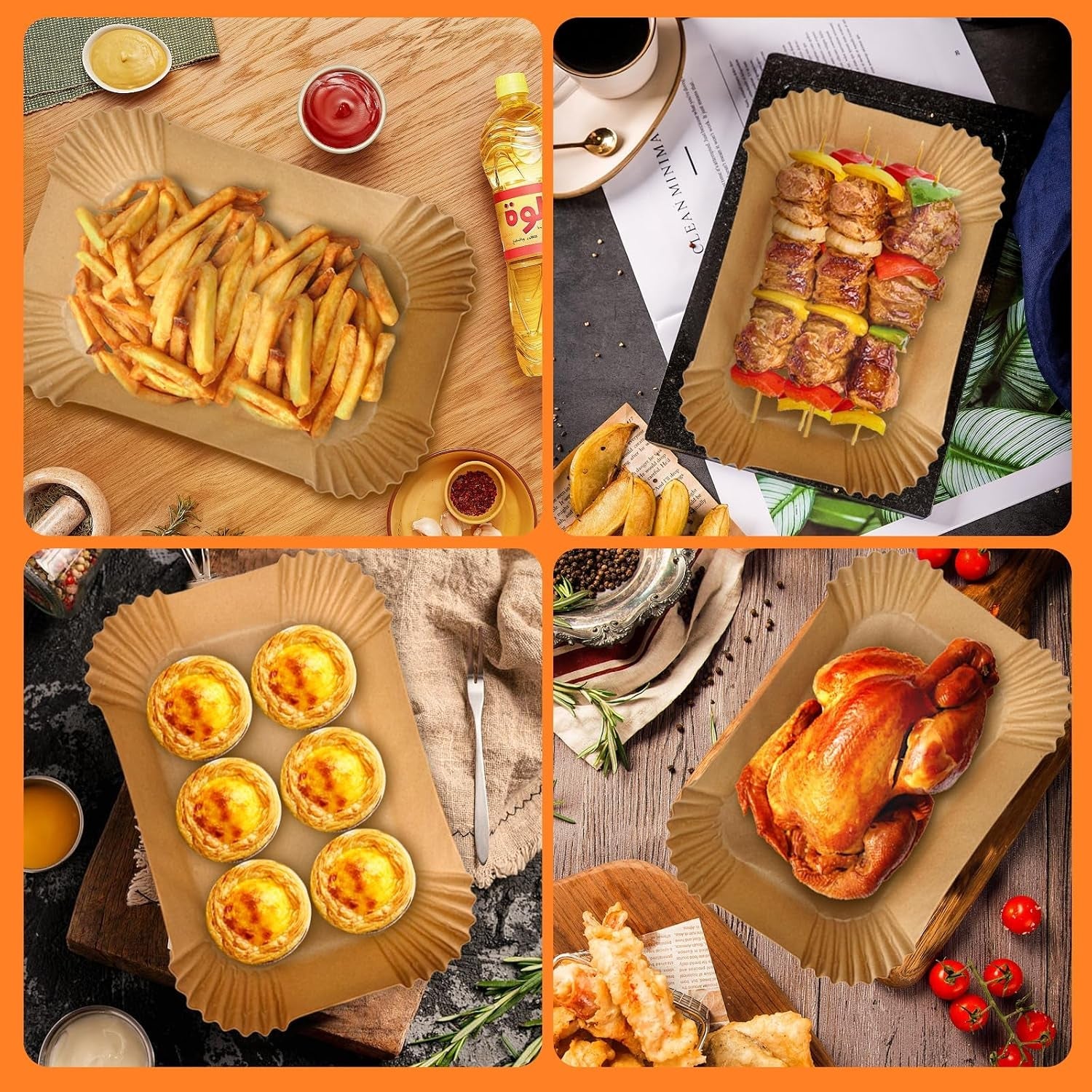 200pcs-air-fryer-liners-for-ninja-higher-non-stick-disposable-parchment-paper-liner-for-ninja-dz201-dz401-dual-airfryer-baking-food-grade-ninja-air-fryer-accessories-rectangle-8-6-x-5-5-inch