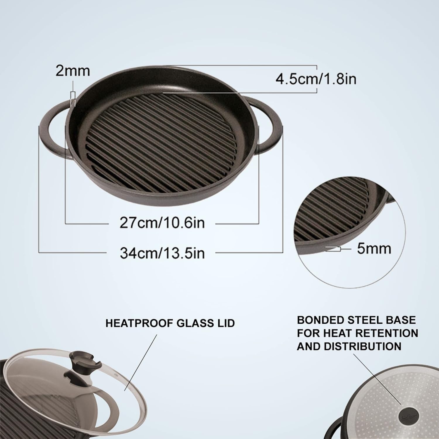 the-whatever-pan-cast-aluminum-griddle-pan-for-stove-top-lighter-than-cast-iron-skillet-pancake-griddle-with-lid-nonstick-stove-top-grill-10-6-diameter