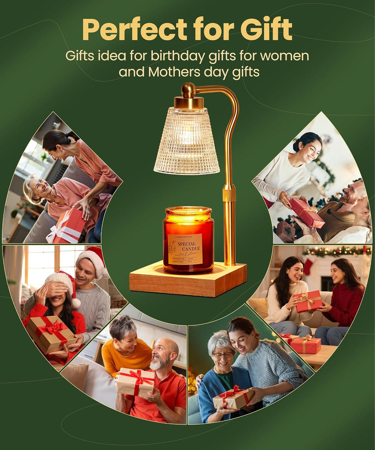 height-adjustable-candle-warmer-lamp-with-timer-3-dimmable-wax-melt-warmer-birthday-gifts-for-women-mom-house-warming-gifts-new-home-decor-candle-warmer-for-jar-candles-with-2-bulbs-gold-clear